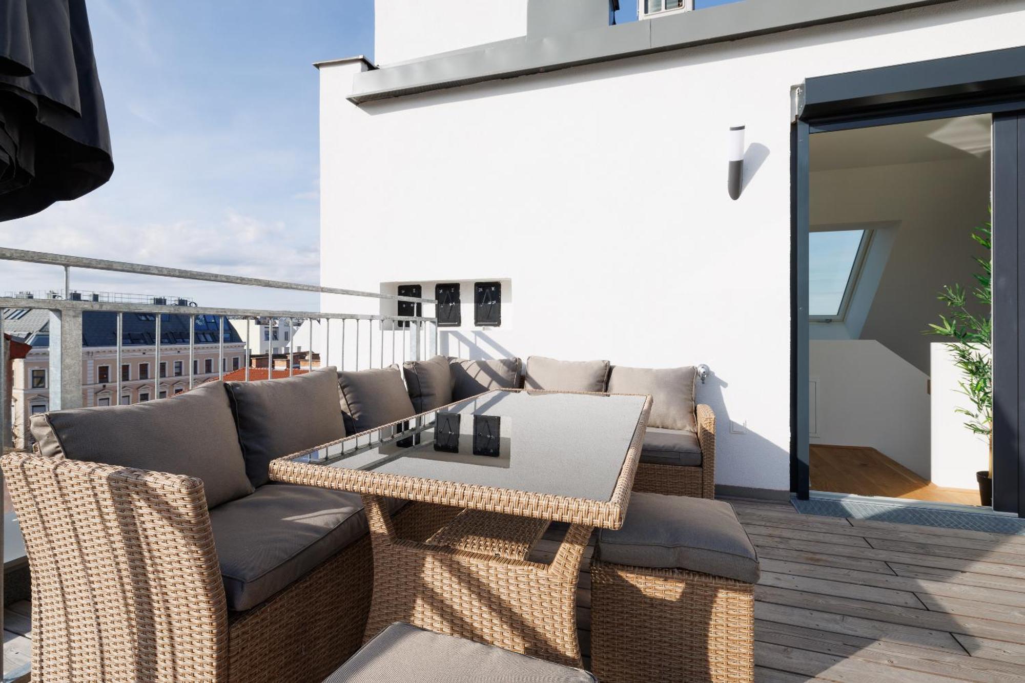 Symphony Apartments 38 - Modern Loft With Terrace And Grill In Central Location 비엔나 외부 사진