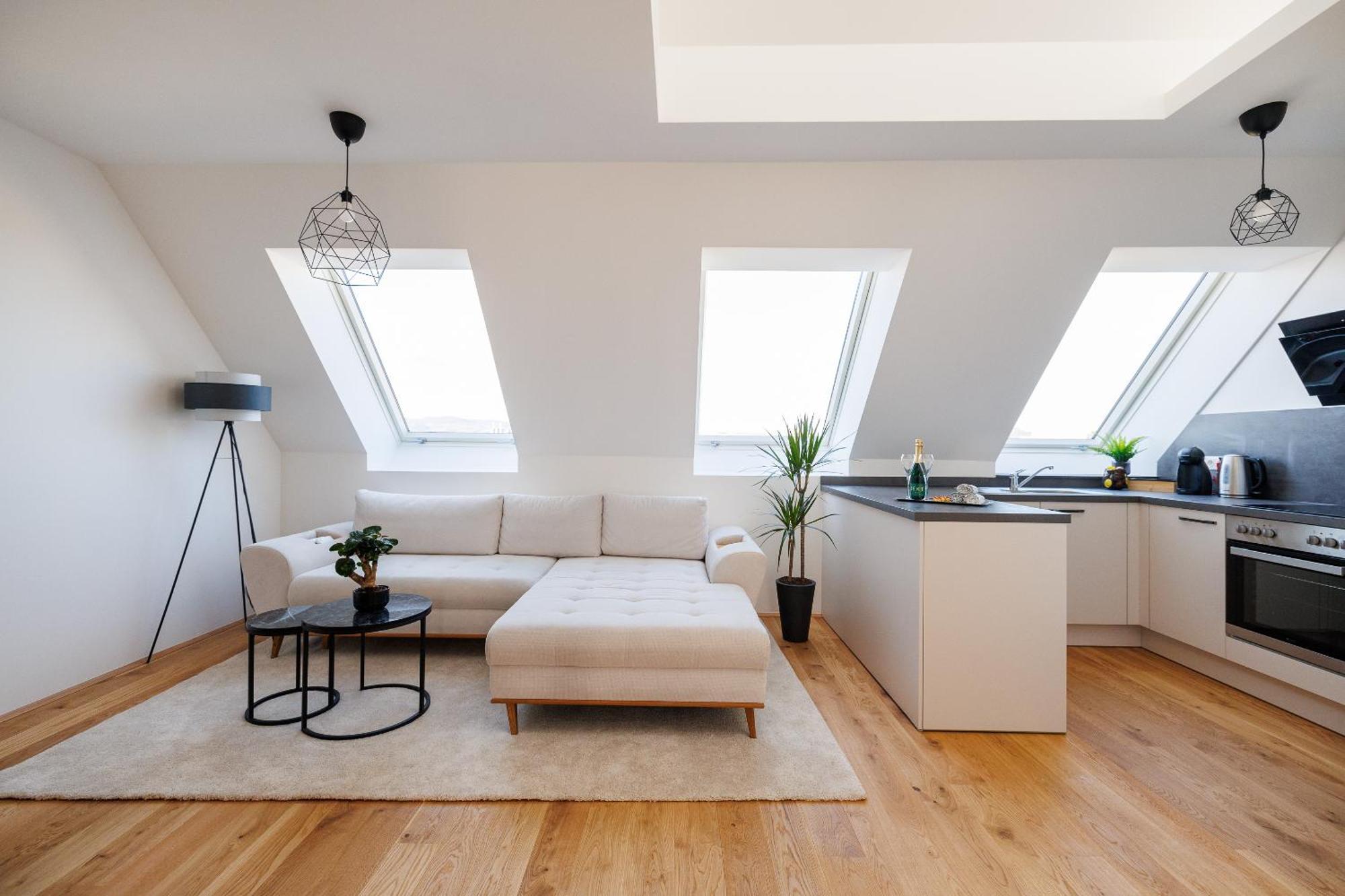 Symphony Apartments 38 - Modern Loft With Terrace And Grill In Central Location 비엔나 외부 사진